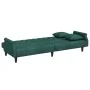 Sofá cama con reposabrazos terciopelo verde oscuro by , Sofas - Ref: Foro24-351946, Price: 319,61 €, Discount: %