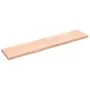 Estante de pared madera maciza roble sin tratar 200x40x(2-6) cm de , Estantes y estanterías - Ref: Foro24-363607, Precio: 116...