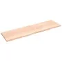 Estante de pared madera maciza roble sin tratar 220x60x(2-4) cm by , Shelves and shelves - Ref: Foro24-363618, Price: 144,99 ...