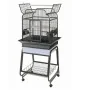 Strong Jaula para loros Villa Gaia gris Silverstone 56x43x160 cm by , Feet and bird cages - Ref: Foro24-413756, Price: 293,34...