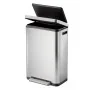 EKO Cubo de basura con pedal X-Cube 30 L plateado mate von , Abfallbehälter - Ref: Foro24-439997, Preis: 138,27 €, Rabatt: %