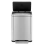 EKO Cubo de basura con pedal X-Cube 30 L plateado mate von , Abfallbehälter - Ref: Foro24-439997, Preis: 138,27 €, Rabatt: %
