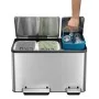 EKO Cubo de pedal EcoCasa 3x15 L plateado mate von , Abfallbehälter - Ref: Foro24-440011, Preis: 133,85 €, Rabatt: %