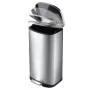 EKO Cubo de pedal Della 50 L plateado mate by , Waste containers - Ref: Foro24-440024, Price: 160,95 €, Discount: %