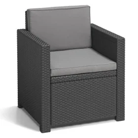 Keter Silla de jardín Monaco grafito by , Garden chairs - Ref: Foro24-441305, Price: 141,23 €, Discount: %