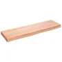 Encimera baño madera maciza tratada marrón claro 100x30x(2-6)cm by , Countertops - Ref: Foro24-3156127, Price: 62,16 €, Disco...