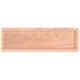 Encimera baño madera maciza tratada marrón claro 100x30x(2-6)cm by , Countertops - Ref: Foro24-3156127, Price: 62,16 €, Disco...