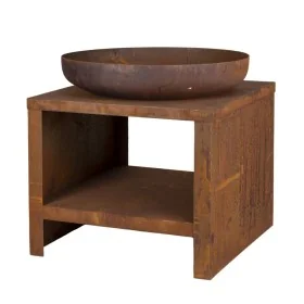 Esschert Design Brasero con almacenaje para leña color oxidado 62 cm von , Kamine - Ref: Foro24-444907, Preis: 374,30 €, Raba...