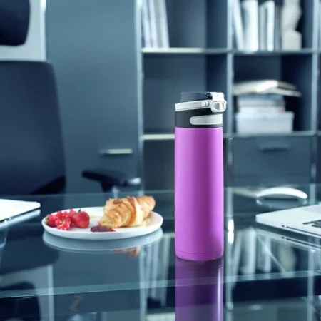 Leifheit Botella de termo Flip morado 600 ml by , Thermos - Ref: Foro24-444107, Price: 28,19 €, Discount: %