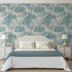 DUTCH WALLCOVERINGS Papel pintado Tropical beige y azul claro von , Bemaltes Papier - Ref: Foro24-442566, Preis: 35,66 €, Rab...
