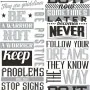 Noordwand Papel pintado Friends&Coffee Words and Letters negro blanco by , Painted paper - Ref: Foro24-444837, Price: 29,77 €...