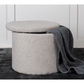 Venture Home Puf Dunken felpa gris 51x51x43 cm von , Osmanen - Ref: Foro24-444802, Preis: 73,02 €, Rabatt: %