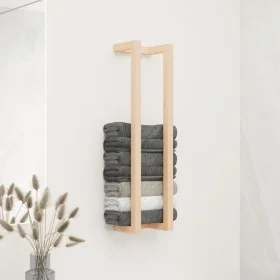 Toallero de madera maciza de pino 23x18x90 cm by , Towel racks - Ref: Foro24-822397, Price: 21,42 €, Discount: %
