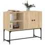 Aparador de madera de ingeniería roble Sonoma 100x40x79,5 cm by , Sideboards - Ref: Foro24-831819, Price: 80,25 €, Discount: %