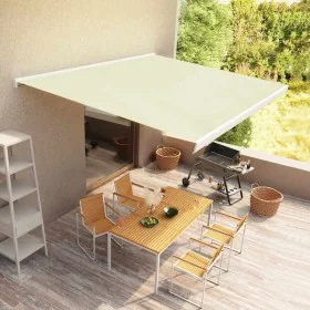 Toldo de carrete manual color crema 300x250 cm von , Markisen - Ref: Foro24-3052669, Preis: 501,91 €, Rabatt: %