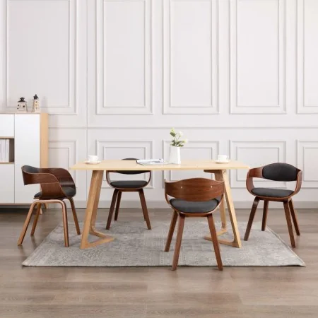 Sillas de comedor 6 unidades madera curvada y tela gris von , Essstühle - Ref: Foro24-3054821, Preis: 1,00 €, Rabatt: %