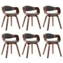 Sillas de comedor 6 unidades madera curvada y tela gris von , Essstühle - Ref: Foro24-3054821, Preis: 1,00 €, Rabatt: %