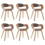 Sillas de comedor 6 unidades madera curvada y tela gris taupe von , Essstühle - Ref: Foro24-3054823, Preis: 817,52 €, Rabatt: %