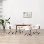 Sillas de comedor giratorias 4 uds madera curvada cuero blanco von , Essstühle - Ref: Foro24-3054894, Preis: 566,72 €, Rabatt: %