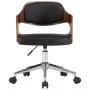 Sillas de comedor giratorias 2 uds madera curvada y cuero negro von , Essstühle - Ref: Foro24-3054926, Preis: 304,29 €, Rabat...