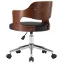 Sillas de comedor giratorias 2 uds madera curvada y cuero negro von , Essstühle - Ref: Foro24-3054926, Preis: 304,29 €, Rabat...