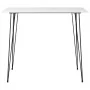 Mesa alta y taburetes de bar 7 piezas blanco y negro by , Furniture sets for kitchens and dining rooms - Ref: Foro24-3057420,...