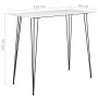 Mesa alta y taburetes de bar 7 piezas blanco y negro by , Furniture sets for kitchens and dining rooms - Ref: Foro24-3057420,...