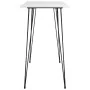 Mesa alta y taburetes de bar 7 piezas blanco y gris von , Möbelsets für Küchen und Esszimmer - Ref: Foro24-3057422, Preis: 52...