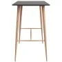 Mesa alta y taburetes de bar 7 piezas negro by , Furniture sets for kitchens and dining rooms - Ref: Foro24-3057476, Price: 5...