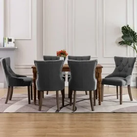 Sillas de comedor 6 unidades tela gris von , Essstühle - Ref: Foro24-3058306, Preis: 918,64 €, Rabatt: %