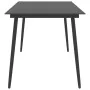 Juego de comedor para jardín 9 piezas negro y marrón de , Conjuntos de jardín - Ref: Foro24-3060093, Precio: 663,29 €, Descue...