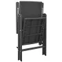 Juego de comedor de jardín 5 piezas negro y marrón von , Gartensets - Ref: Foro24-3060053, Preis: 402,16 €, Rabatt: %