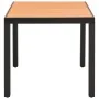 Juego de comedor de jardín 5 piezas negro y marrón von , Gartensets - Ref: Foro24-3060053, Preis: 402,16 €, Rabatt: %