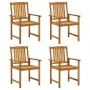 Sillas de jardín con cojines 4 unidades madera maciza de acacia von , Gartenstühle - Ref: Foro24-3061186, Preis: 309,74 €, Ra...