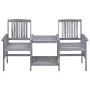 Sillas de jardín con mesita y cojines madera maciza acacia de , Conjuntos de jardín - Ref: Foro24-3061326, Precio: 162,03 €, ...
