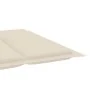 Tumbona mecedora con cojín madera maciza de teca by , Loungers - Ref: Foro24-3063335, Price: 359,88 €, Discount: %