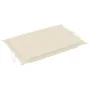 Tumbona mecedora con cojín madera maciza de teca by , Loungers - Ref: Foro24-3063335, Price: 359,88 €, Discount: %