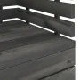 Muebles palets de jardín 5 pzas madera maciza pino gris oscuro de , Conjuntos de jardín - Ref: Foro24-3063742, Precio: 419,11...