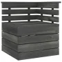 Sofá de palés de jardín 2 plazas madera maciza pino gris oscuro by , Garden sets - Ref: Foro24-3063735, Price: 155,97 €, Disc...
