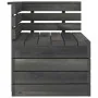 Sofá de palés de jardín 2 plazas madera maciza pino gris oscuro by , Garden sets - Ref: Foro24-3063735, Price: 155,97 €, Disc...