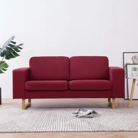 Sofá de 2 plazas de tela color vino tinto von , Sofas - Ref: Foro24-281393, Preis: 387,54 €, Rabatt: %