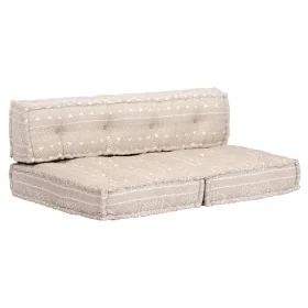 Puf beige de tela by , Cushions for chairs and sofas - Ref: Foro24-249421, Price: 169,56 €, Discount: %