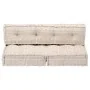 Puf beige de tela de , Cojines para sillas y sofás - Ref: Foro24-249421, Precio: 169,55 €, Descuento: %