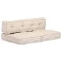 Puf beige de tela de , Cojines para sillas y sofás - Ref: Foro24-249421, Precio: 169,55 €, Descuento: %