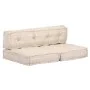 Puf beige de tela de , Cojines para sillas y sofás - Ref: Foro24-249421, Precio: 169,55 €, Descuento: %