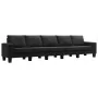 Sofá de 5 plazas de tela negro by , Sofas - Ref: Foro24-287146, Price: 538,41 €, Discount: %