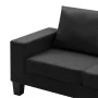 Sofá de 5 plazas de tela negro by , Sofas - Ref: Foro24-287146, Price: 538,41 €, Discount: %