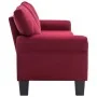 Sofá de 4 plazas de tela color vino tinto by , Sofas - Ref: Foro24-287178, Price: 456,91 €, Discount: %