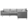 Juego de sofás de 5 piezas tela gris claro by , Sofas - Ref: Foro24-287190, Price: 611,29 €, Discount: %
