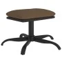 Reposapiés de tela y cuero sintético marrón 60x60x36 cm by , Ottomans - Ref: Foro24-341599, Price: 35,66 €, Discount: %